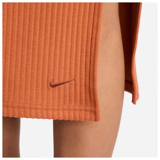 Nike Γυναικεία φούστα Sportswear Chill Knit Slim Ribbed Midi Skirt